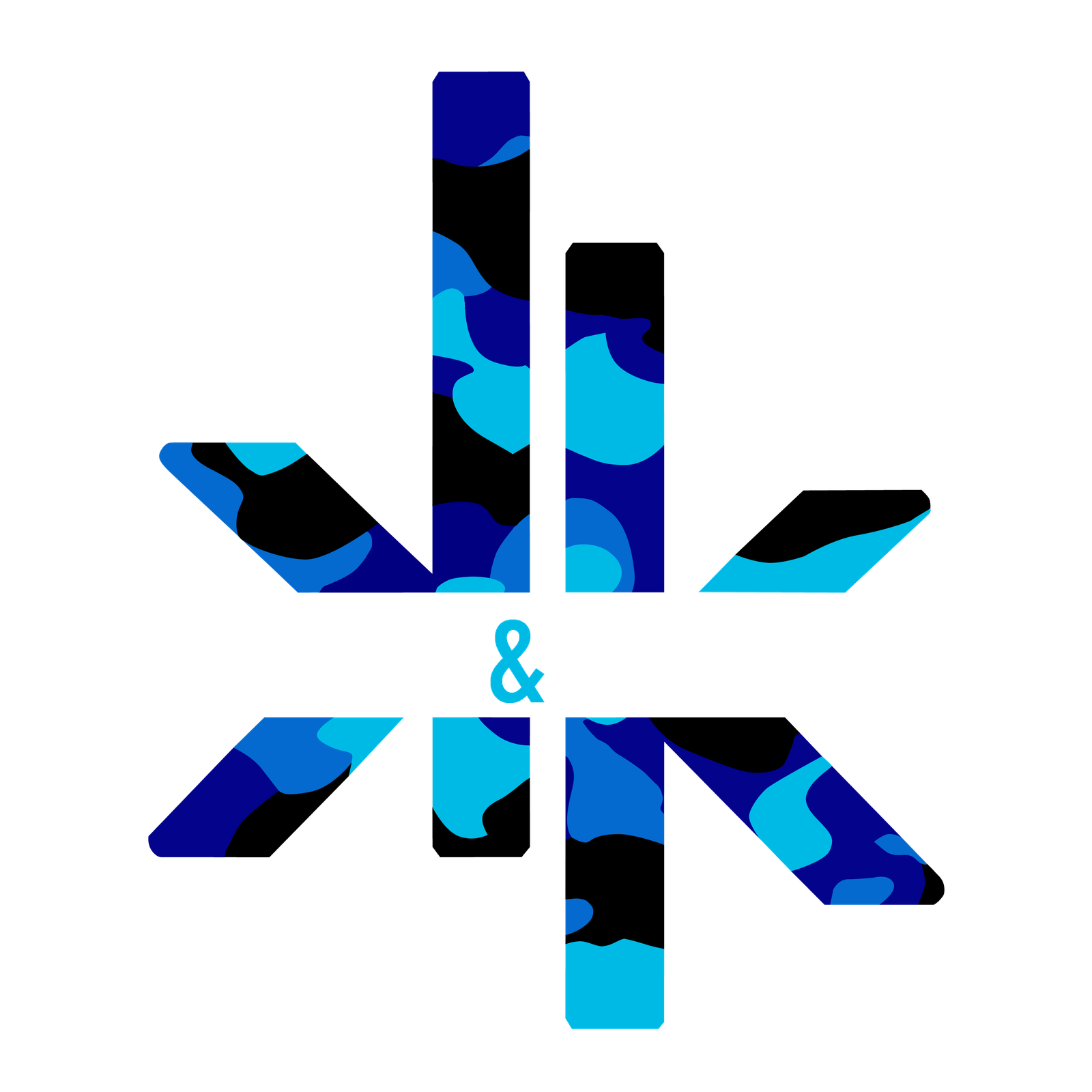 logo kamper&kampers blanco